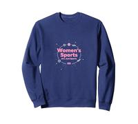 Gli Sport delle Donne Sono Solo Sport: Messaggio di uguaglianza Felpa, Unisex per Adulti, Navy, L