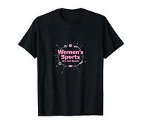 Gli Sport delle Donne Sono Solo Sport: Messaggio di uguaglianza Maglietta, Uomo, Nero, XL
