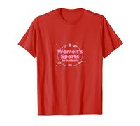 Gli Sport delle Donne Sono Solo Sport: Messaggio di uguaglianza Maglietta, Uomo, Rosso, M