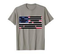 Gli Stati d'America [Redatti] - Distress USA Cover-Up Maglietta