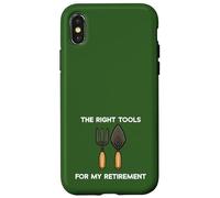 Gli strumenti giusti per la mia pensione! Custodia per iPhone X/XS