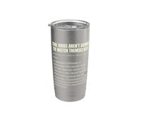 Gli uccelli non stanno andando a guardare se stessi Birding Design Bicchiere termico in acciaio inox doppia parete