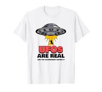 Gli UFO Sono Reali e Il Governo Lo sa (UFO Graphic) Maglietta