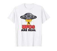 Gli UFO Sono Reali (Funny Alien Graphic) Maglietta