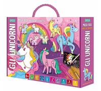 Gli unicorni. Mega box arts & crafts. Ediz. a colori. Con Prodotti vari