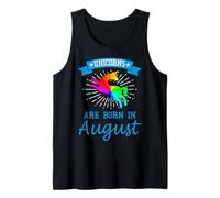 Gli unicorni Nascono ad Agosto Birthday Pride Canotta