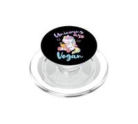 Gli unicorni vegani carini sono vegani PopSockets PopGrip per MagSafe