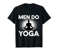 Gli uomini fanno yoga divertente Maglietta