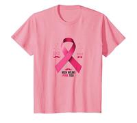Gli Uomini Indossano Un Nastro di Supporto per la consapevolezza del Cancro al Seno Rosa Maglietta, Bambini, Rosa, 2 Anni