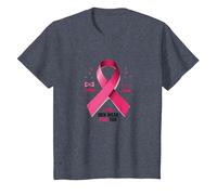 Gli Uomini Indossano Un Nastro di Supporto per la consapevolezza del Cancro al Seno Rosa Maglietta, Bambini, Pervinca, 12 Anni
