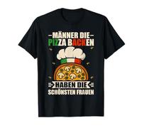Gli Uomini La Pizza Cottura Hanno Le Donne Più Belle Maglietta