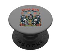 Gli uomini morti non pagano tasse - Funny Día de los Muertos PopSockets PopGrip Adesivo