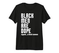 Gli Uomini Neri Sono Droghe Black History Month Juneteenth Women Maglietta Premium