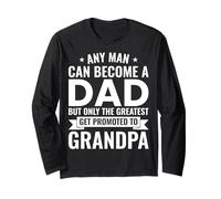 Gli Uomini più Grandi vengono promossi a Nonni Divertente Nuovo Nonno Maglia a Manica