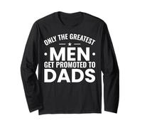 Gli uomini più grandi vengono promossi a papà Nuovo padre divertente 2025 Maglia a Manica