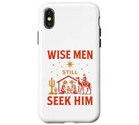 Gli uomini saggi lo cercano ancora di Natale cristiano vintage da uomo Custodia per iPhone X/XS