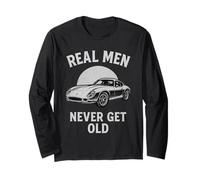 Gli Uomini Veri Non ottengono mai Vecchio retrò Vintage Auto Padri papà Maglia a Manica