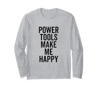 Gli Utensili elettrici Mi Rendono Felice e Divertente per Gli Appassionati di Fai da Te Maglia a Manica