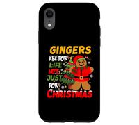 Gli zenzeri sono per la vita, non solo per il pan di zenzero di Natale Custodia per iPhone XR
