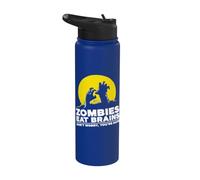 Gli zombi mangiano il cervello Stainless Steel Insulated Water Bottle
