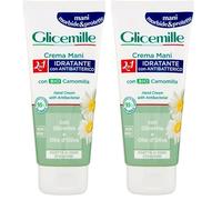 GLICEMILLE | Crema Mani Idratante e Igienizzante, con Glicerina, Olio d'Oliva e BIO Camomilla, 100ml (Confezione da 2)