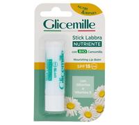GLICEMILLE | Stick Labbra Nutriente, SPF 15, con BIO Camomilla, Glicerina e Vitamina E, 5,5ml