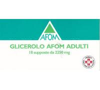 Glicerolo Afom*ad 18 Supposte 2250 Mg