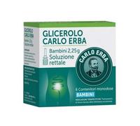 Glicerolo carlo erba bambini 6 contenitori monodose 2,25 g