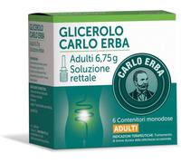 GLICEROLO Carlo Erba Adulti 6,75 g 6 Contenitori Monodose