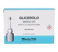 Marco Viti Glicerolo soluzione rettale con camomilla e malva Adulti – 6 contenitori monodose 6,75 g