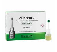 Glicerolo Marco Viti Prima Infanzia 2,25g Soluzione Rettale 6 Contenitori Monodose con Camomilla e Malva