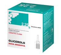 Glicerolo Prima Infanzia 6 Contenitori Monodose 2,25g Soluzione Rettale Camomilla/Malva