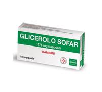 Glicerolo Sofar Bambini 1375 mg Stitichezza 18 Supposte