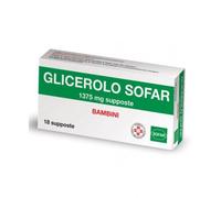 Glicerolo Sofar Bambini 1375 mg Stitichezza 18 Supposte