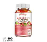 Glicinato di magnesio 400 mg - per dormire, sollievo dallo stress, supporto