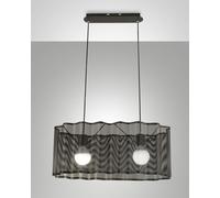 FABAS LUCE Glicin lampada a sospensione, E27 2 luci, 3581-45-101, Glicine [Lampade per Interni > Lampade a Sospensione]