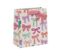 Glick Busta regalo media, con fiocco, 225 x 200 x 100 mm, riciclabile, per compleanni e celebrazioni