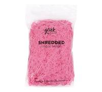 Glick Carta velina sminuzzata calda, 30 grammi di tessuto rosa sminuzzato, perfetto per l'uso in confezioni regalo