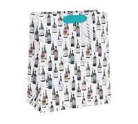 Glick Grande sacchetto regalo "Cheers to You", 315 x 260 x 135 mm, borsa riciclabile di lusso per compleanni e celebrazioni