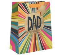 Glick Sacchetto regalo di compleanno per papà, multicolore, sacchetto regalo per papà