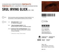 SRUL IRVING GLICK Portrait (CD)