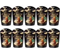 Glico Cheeza Double Cheese Black Pepper Low Carb Snack 36g x10 sacchetti...