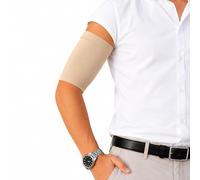 Glico Line Fascia Diabete Plus per Sensori Glicemici e Microinfusori, Protezione Braccio in Microfibra, Discreta e Confortevole, Made in Italy, Beige, L