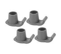 Glide per Piedi Deambulatore 4 Pezzi Tpr Pp per Tubo 1-1/8 Pollici