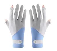 Glidegrip Cycling Guves - Ice Silk Full Fiet Fit, Elastic Outdoor Sports | Guanti Di Crema Solare Estiva Leggera Per Donne, Guidando I Guanti Protettivi Da Trekking Da Pesca Con Copertura Traspirante