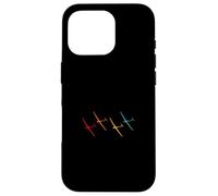 Glider Pilot Retro Plane Glider Aeroplano Sailplane Gliding Custodia per iPhone 16 Pro