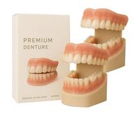 Glidewellpd Premium Denture, Smileasego Premium Dentures, Cuscinetti Comfort Di Livello Professionale Per Un Adattamento Sicuro, Kit Di Cura Dentale Per Uso Quotidiano (2pcs)
