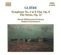 Reinhold Glière Symphony No. 1 in E flat, Op. 8. The Sirens, Op. 33 (CD) Album