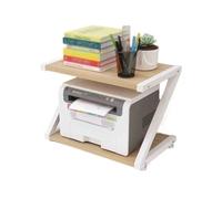 GLigeT Camera da letto Rack for stampante creativa di archiviazione file a doppio strato for desktop da ufficio multistrato moderno e semplice Ufficio