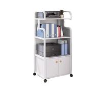 GLigeT Camera da letto Scaffale for stampante for semplice mobile multistrato for case host Scaffali for ufficio moderni Ufficio(Bianco)